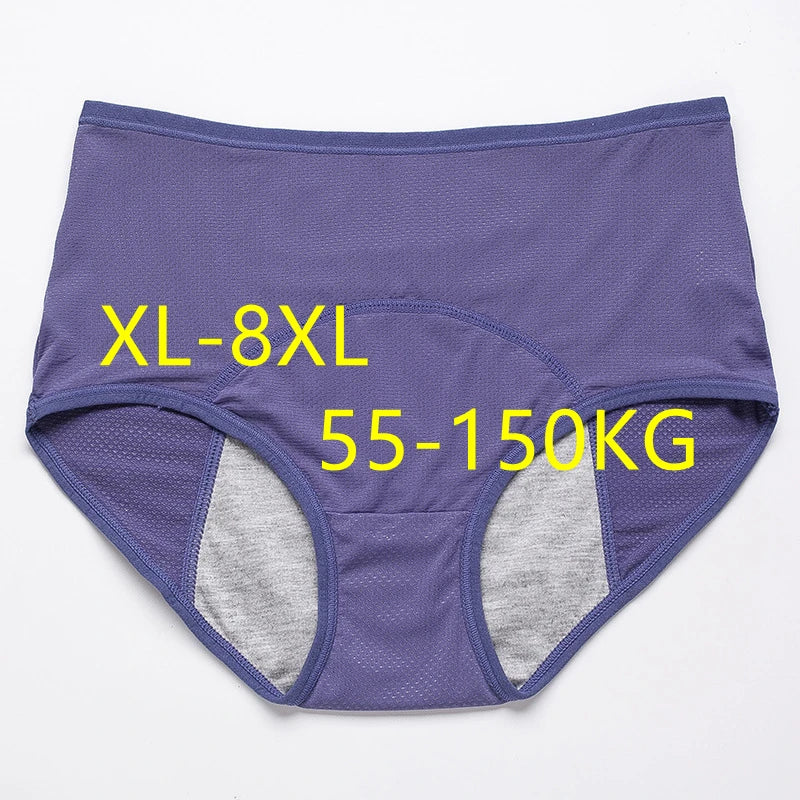 Our Plus Size Extra Large Panties mesh Sexy Underwear Women High Waist Ultra thin Breathable Triangle Shorts Lingerie