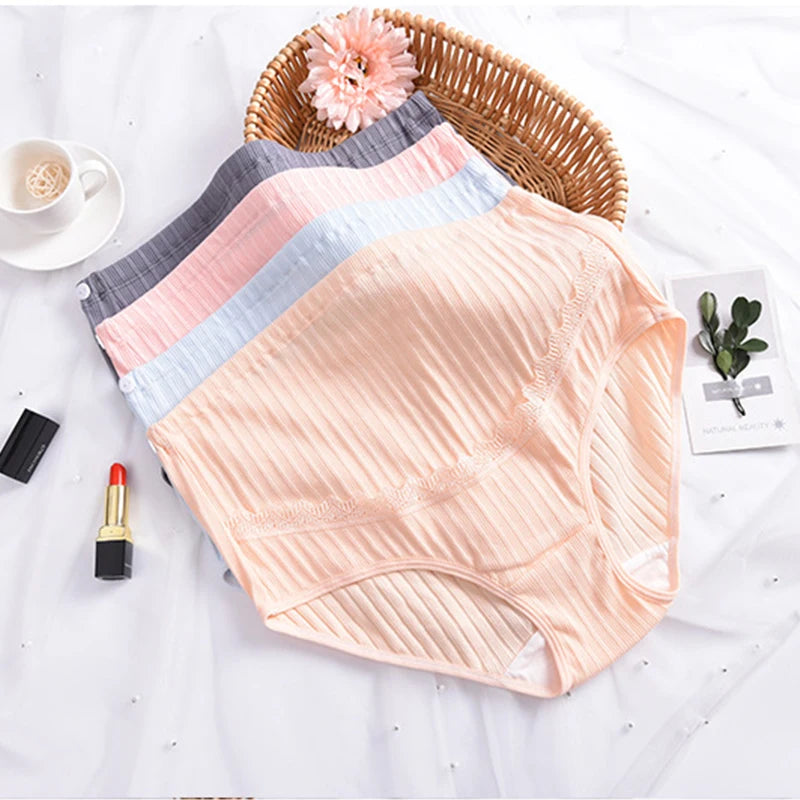 Our Cotton Maternity Panties High Waist Adjustable Seamless Belly Pregnancy Underwear Clothes for Pregnant Women Briefs Plus Size