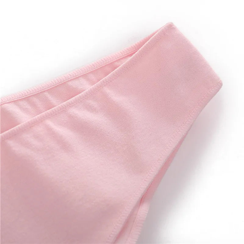 Our 4PCS/Set Women's Cotton Briefs Sexy Low Waist Female Underpants Elasticity Comfortable Underwear Panties Lingerie M-XXL
