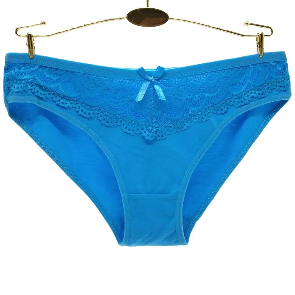 Our Moonflame 5 pcs/ lot Women cotton cheeky/ hipster Underwear Sexy Lace Woman Panties