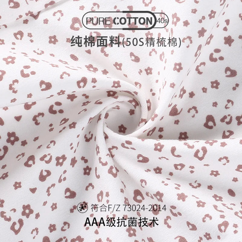 Our 3A Soft Print Cotton Maternity Panties High Waist Adjustable Belly Underwear Clothes for Pregnant Women Pregnancy Briefs