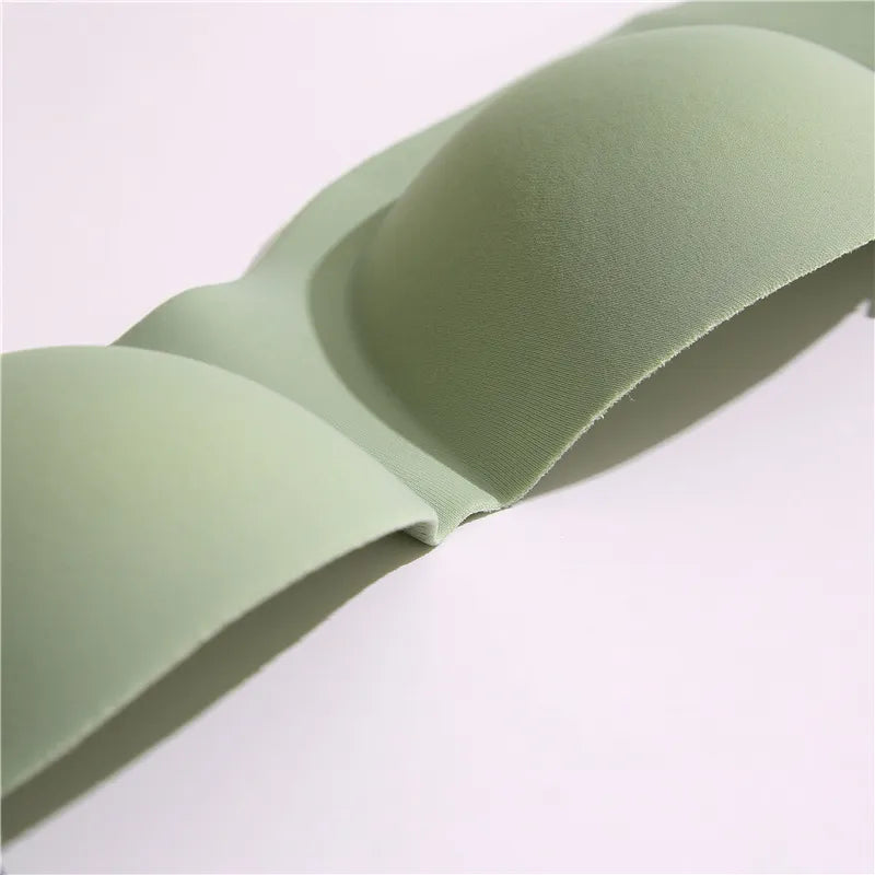 Our Seamless Push Up Bra Women Brassiere Sexy Underwear Bralette Female Lingerie Intimates Bras Macaroon Solid Color