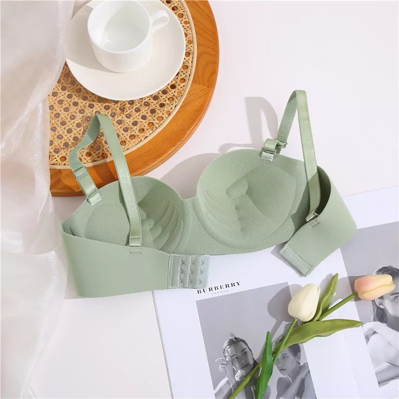 Our Seamless Push Up Bra Women Brassiere Sexy Underwear Bralette Female Lingerie Intimates Bras Macaroon Solid Color