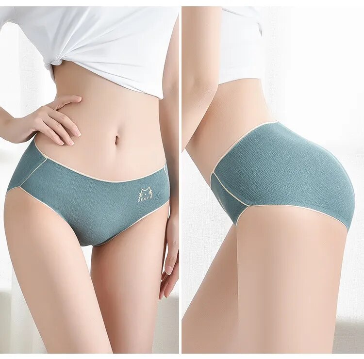 Our very flexible 3 Pcs/lot Women's Underpants Soft Cotton and spandex Panties Girls Solid Briefs M-XXL Striped Panty Sexy Lingerie Female Underwear Panties