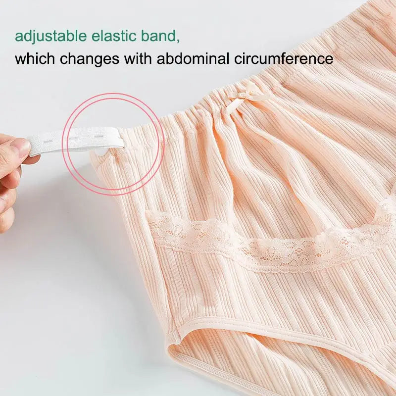 Our very comfortable 3pc/lot Maternity Underwear High elastic Breathable Cotton High-waist Panties Spring Summer Pregnant Panties Soft Abdomen Care