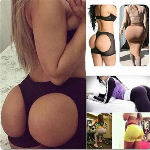 Women Butt Lifter Shaper Tummy Control Panties Buttocks Open Instant Bodyshorts