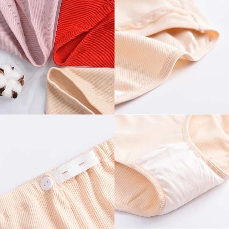 Our Cotton Maternity Panties High Waist Adjustable Seamless Belly Pregnancy Underwear Clothes for Pregnant Women Briefs Plus Size