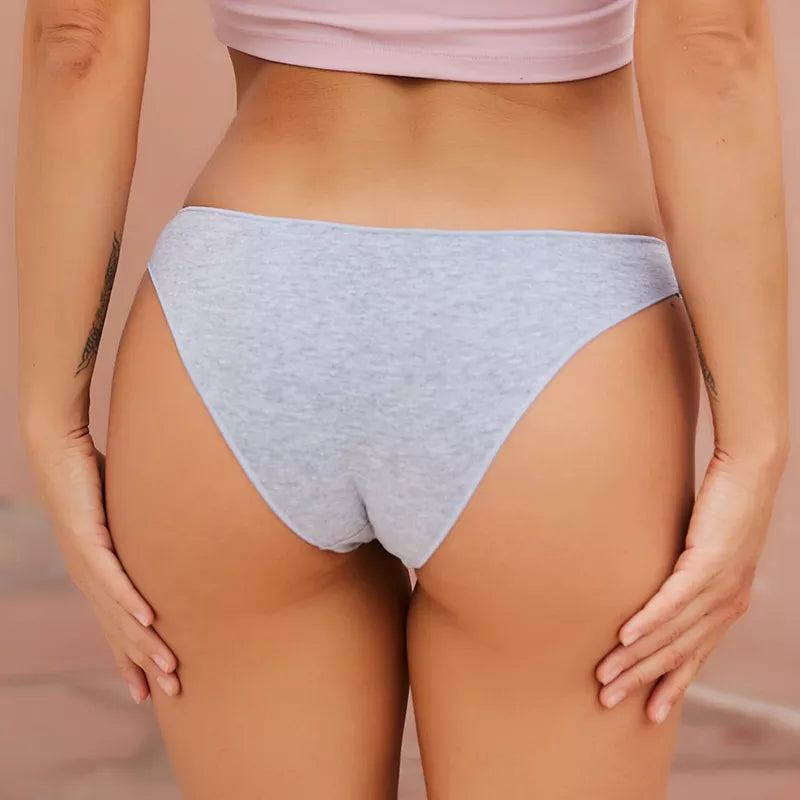 Our 4PCS/Set Women's Cotton Briefs Sexy Low Waist Female Underpants Elasticity Comfortable Underwear Panties Lingerie M-XXL