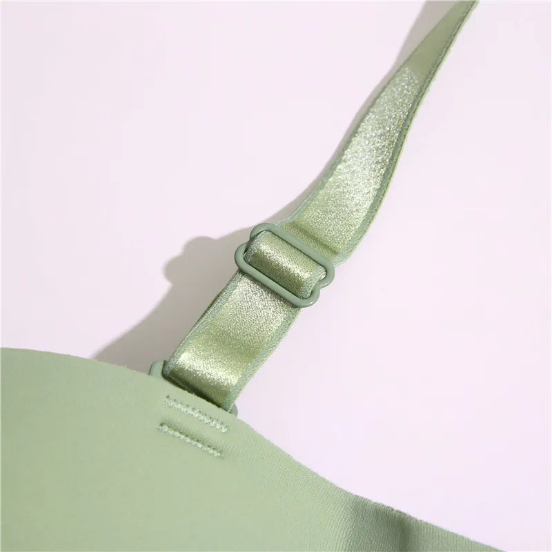 Our Seamless Push Up Bra Women Brassiere Sexy Underwear Bralette Female Lingerie Intimates Bras Macaroon Solid Color