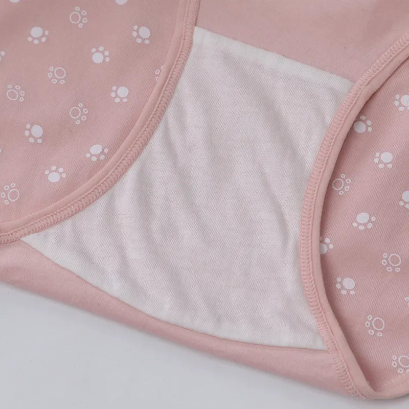 Our 4 Pieces Per Set Women Cotton Low Waist Front CROSS-CRISS Pregnancy Panties Under Bump Maternity Underpants Postpartum Briefs
