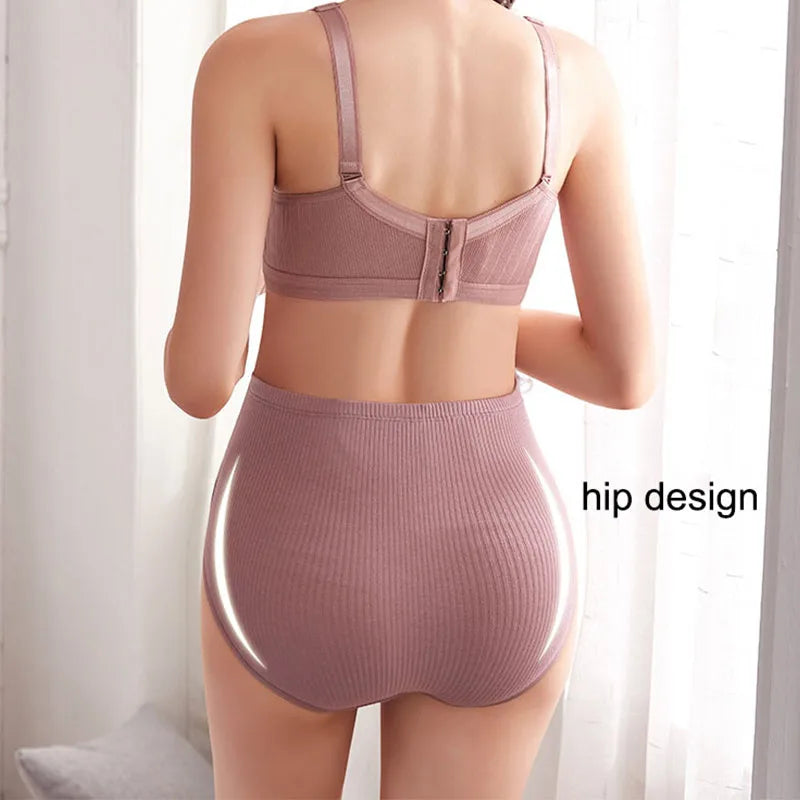 Our very comfortable 3pc/lot Maternity Underwear High elastic Breathable Cotton High-waist Panties Spring Summer Pregnant Panties Soft Abdomen Care