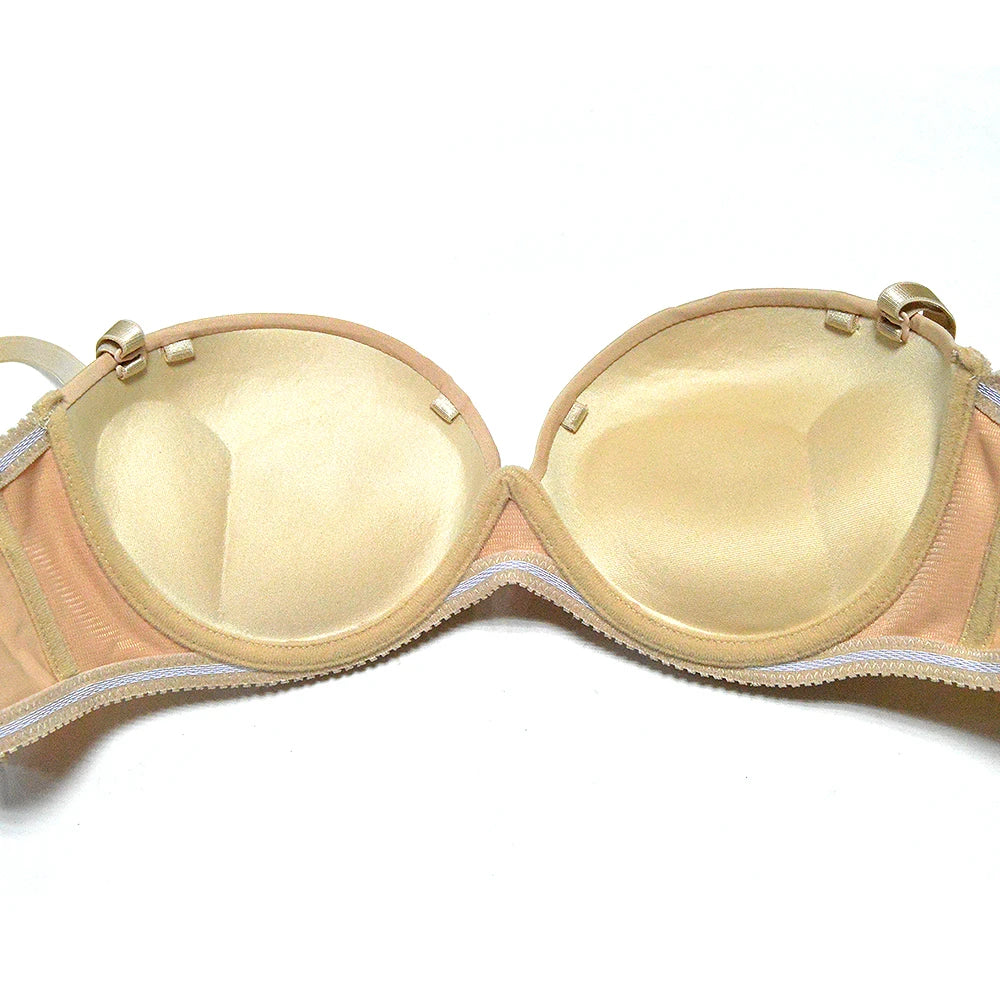 Our Sexy Wedding Multiway Underwear Add 2 Cup Supper Padded Push Up Bra Strapless Bras Underwear Size