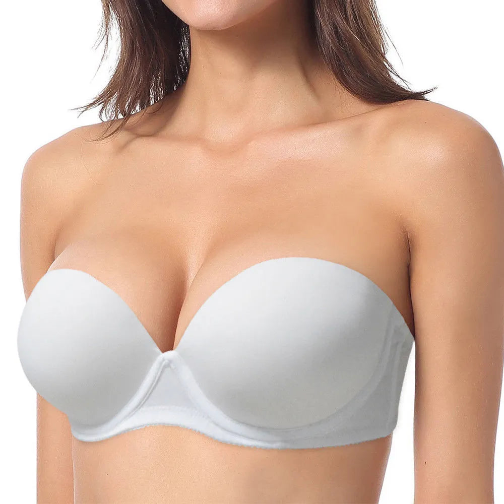 Our Sexy Wedding Multiway Underwear Add 2 Cup Supper Padded Push Up Bra Strapless Bras Underwear Size