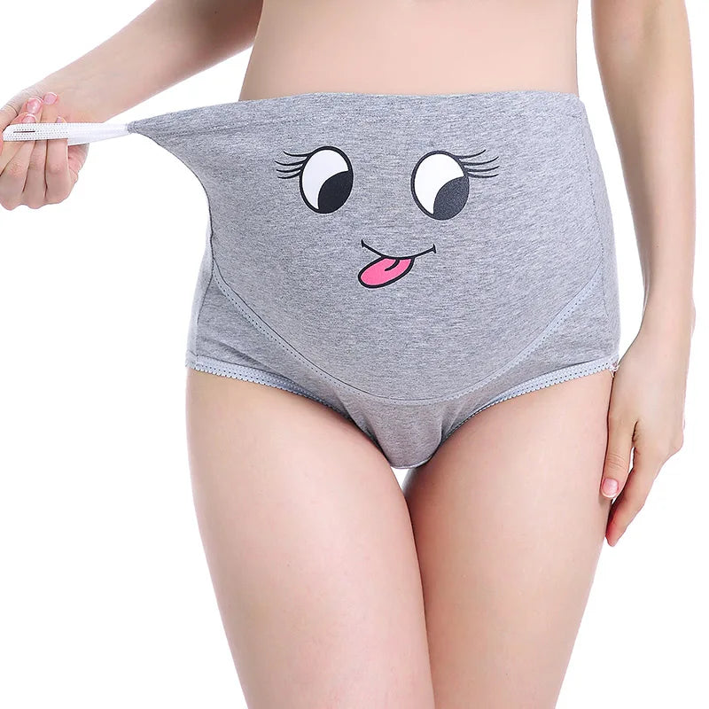 Our 1Pcs Maternity Underwear Cotton Panty Clothes For Pregnant Women Pregnancy Brief High Waist Maternity Panties Intimates Cute