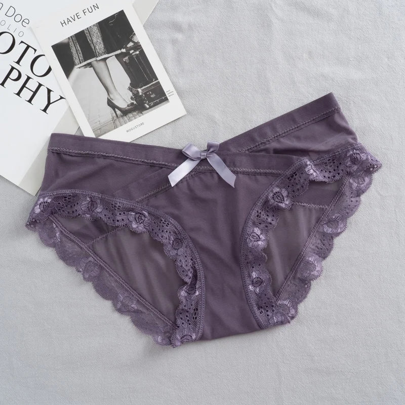 Our Summer Maternity Panties Seamless Lace Low Waist V Briefs for Pregnant Women Pregnancy Underwear Lingerie