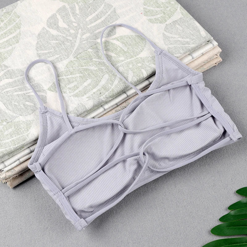 Our perfect Cross Back Sports Bra Women, Sexy Beauty Back Fitness Yoga Bra, Breathable Thin Shoulder Strap Running Sports Bra