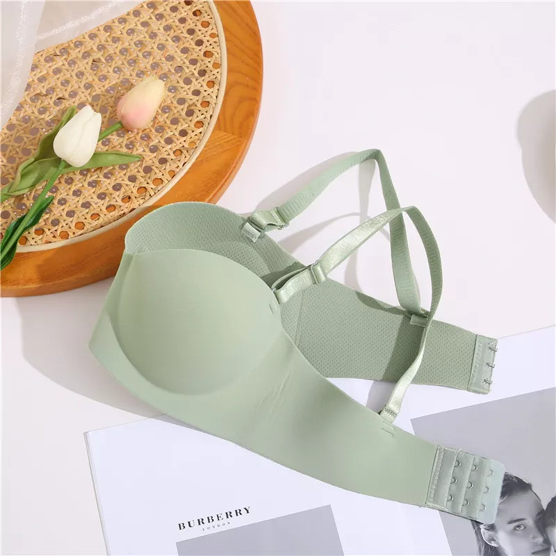 Our Seamless Push Up Bra Women Brassiere Sexy Underwear Bralette Female Lingerie Intimates Bras Macaroon Solid Color