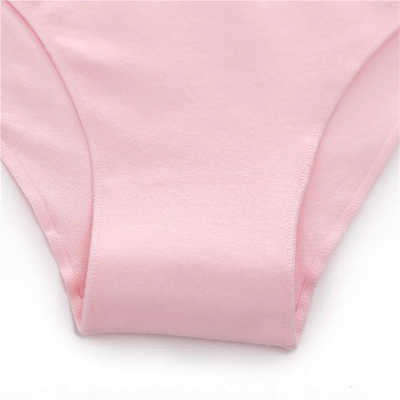 Our 4PCS/Set Women's Cotton Briefs Sexy Low Waist Female Underpants Elasticity Comfortable Underwear Panties Lingerie M-XXL