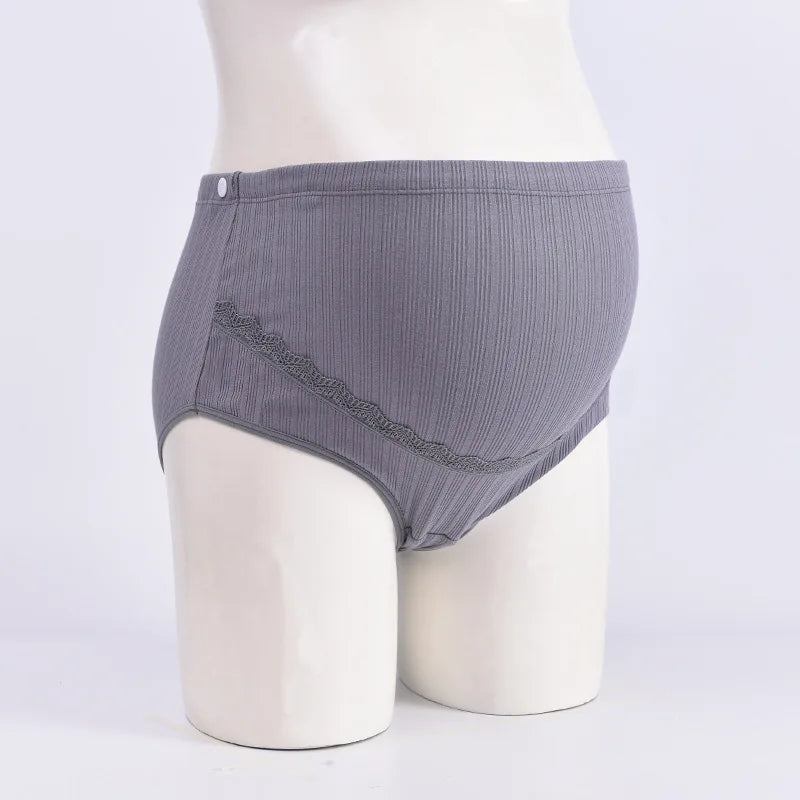 Our Cotton Maternity Panties High Waist Adjustable Seamless Belly Pregnancy Underwear Clothes for Pregnant Women Briefs Plus Size