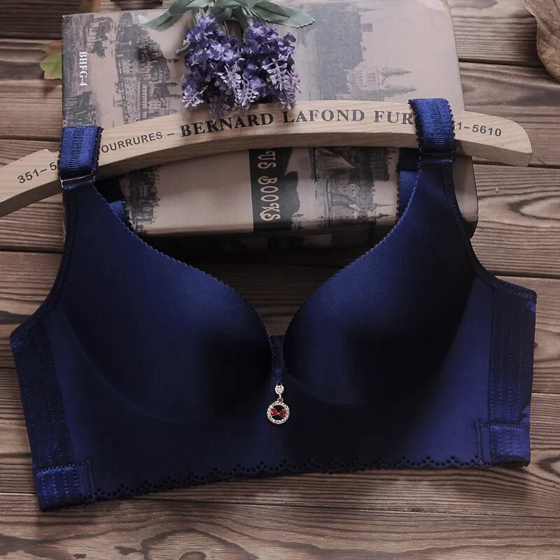 Best luxury Hot Full push up half Cup very sexy Thin Lingerie Small Bra Plus Size Wireless Adjustable Ladies Bra Cup Plus Size Lace Bra