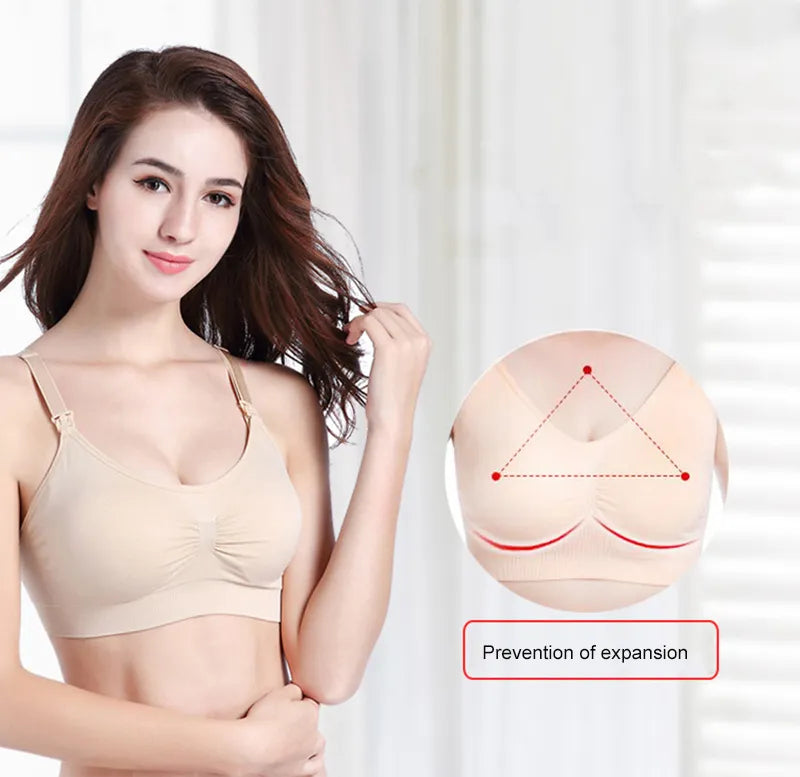 Hand Free Pumping Nursing Bra Breastfeeding Maternity Bras Women For Breast Special Underwear Pregnancy Clothes Can Wear All Day