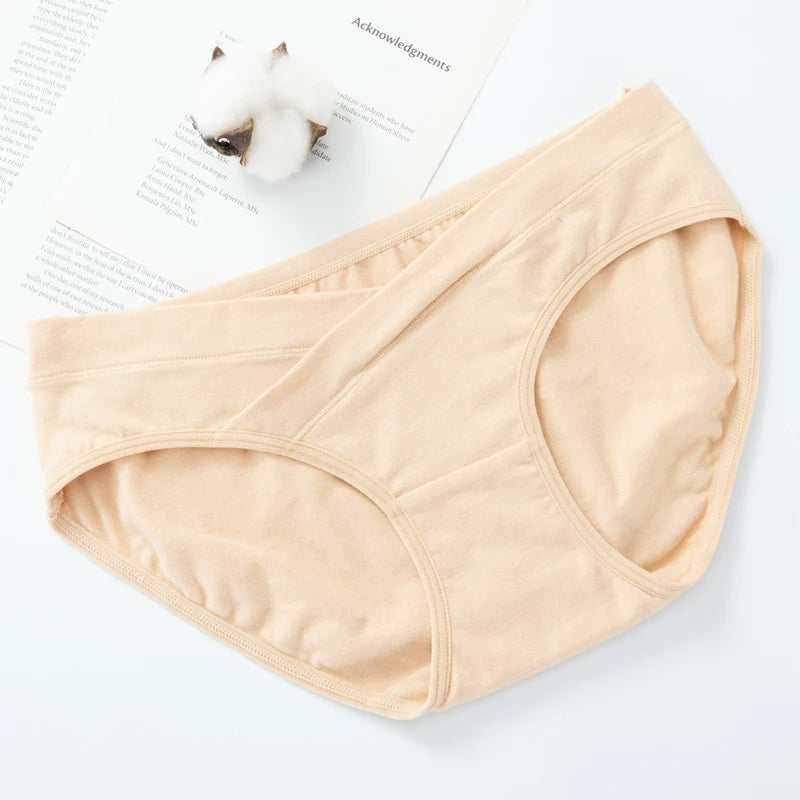 Our 3pcs Cotton Maternity Panties Low Waist V Briefs for Pregnant Women Pregnancy Underwear Lingerie Maternity Clothes