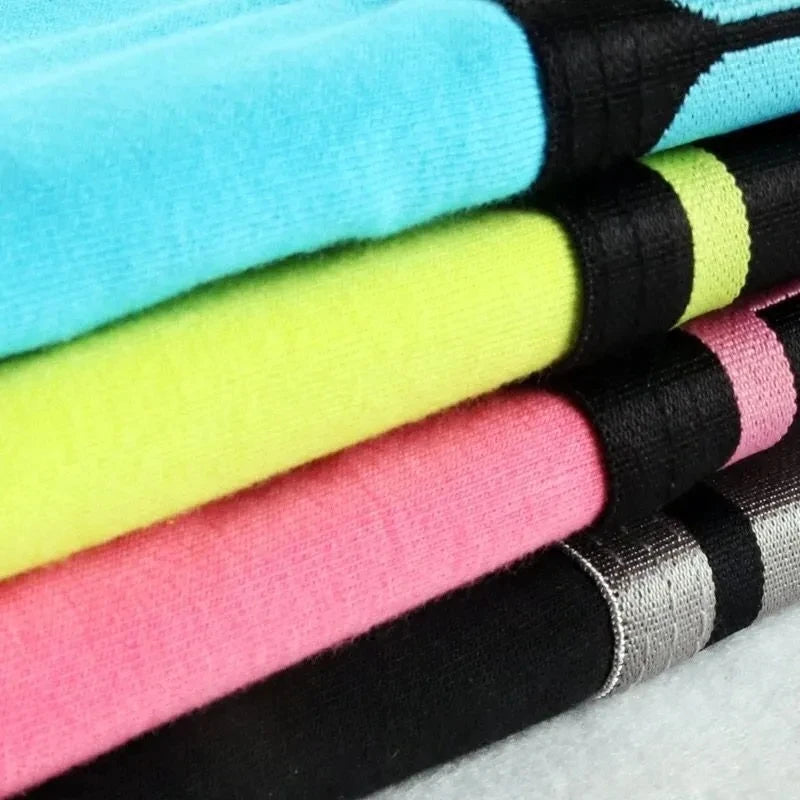 Our 3PCS Popular Solid Women's Cotton Panties Boxer Underwear Ladies Breathable Letter Belt Briefs Sports Female Knickers Bodyshorts