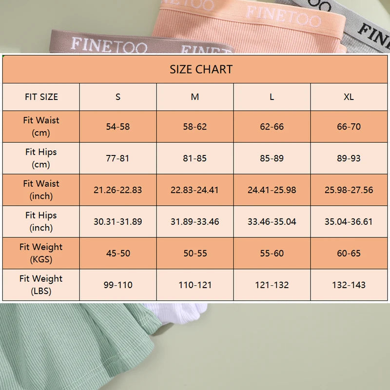 Our finetoo 100% Cotton Boxers Shorts For Women Sexy Low Rise Panties Female Solid Color Breathable Underwear High Elastic Intimates Lingerie