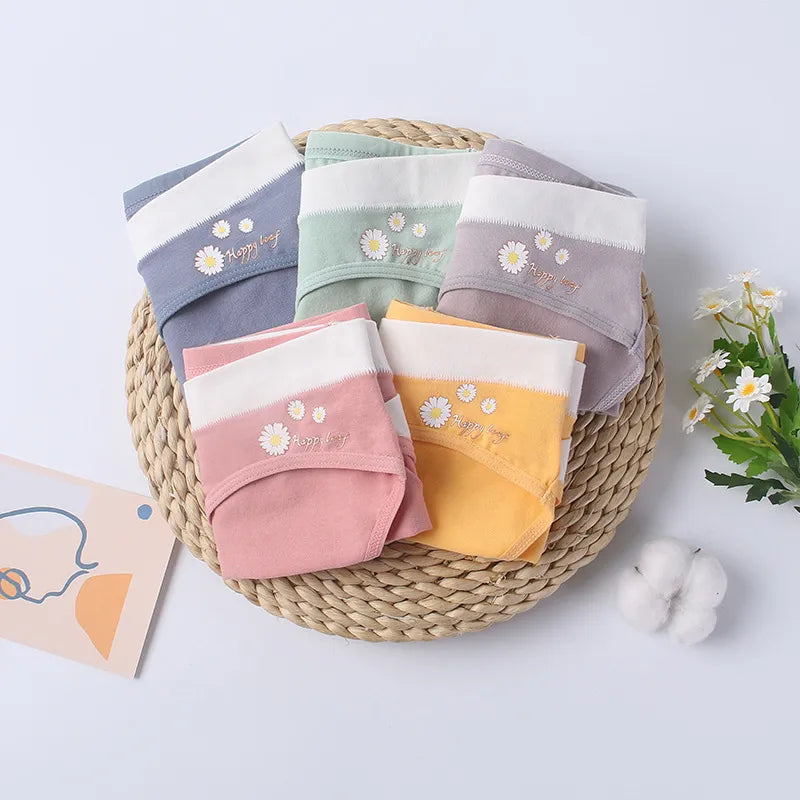 Our Cotton Maternity Panties Low Waist Lingerie V Briefs for Pregnancy Women Printed Flowers Underwear Postpartum Pregnant Clothes