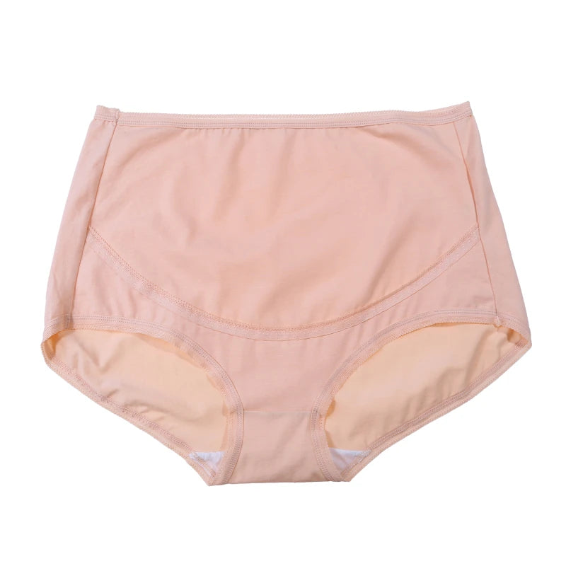 Our Cotton Maternity Panties High Waist Pregnant Panties Adjustable Belly Support Briefs for Pregnant Women Lace Solid Color Panties