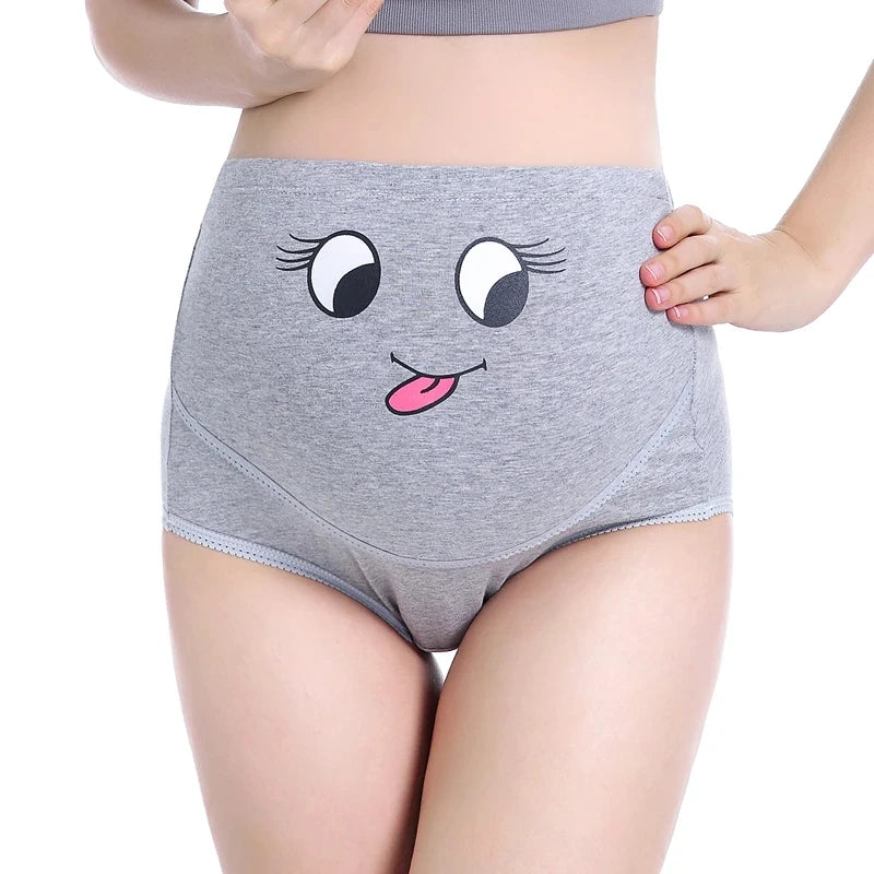 Our 1Pcs Maternity Underwear Cotton Panty Clothes For Pregnant Women Pregnancy Brief High Waist Maternity Panties Intimates Cute
