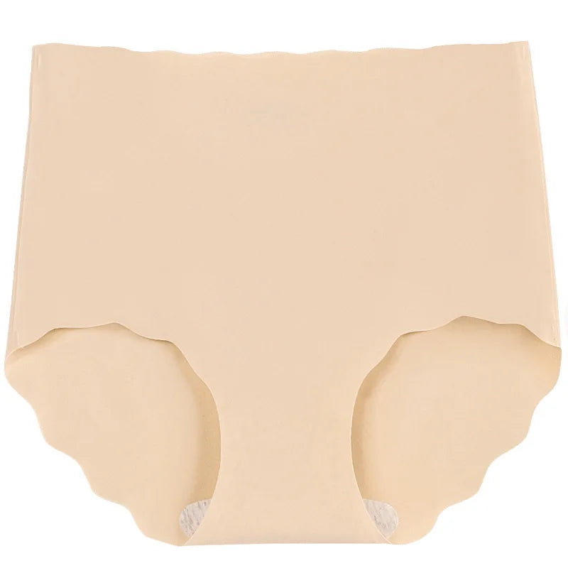 Our High-waisted Abdomen Seamless Ice Silk Underwear Women's Cotton Crotch Breathable Hip-lifting Underwear Women