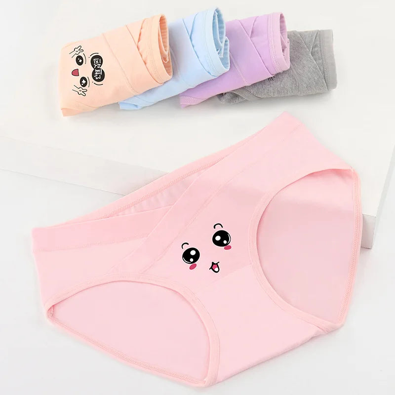 Our Jacquard Cotton Low Waist Belly Maternity Panties Plus Size Seamless Underwear For Pregnant Women Ladies Pregnancy Briefs