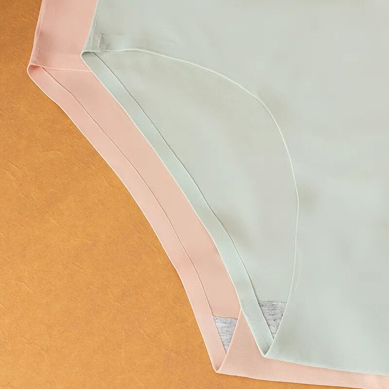 Our TrowBridge silk 3PCS/Set Solid Colors Women's Panties Breathable Seamless Underwear Sexy Panty Thin Cozy Lingerie