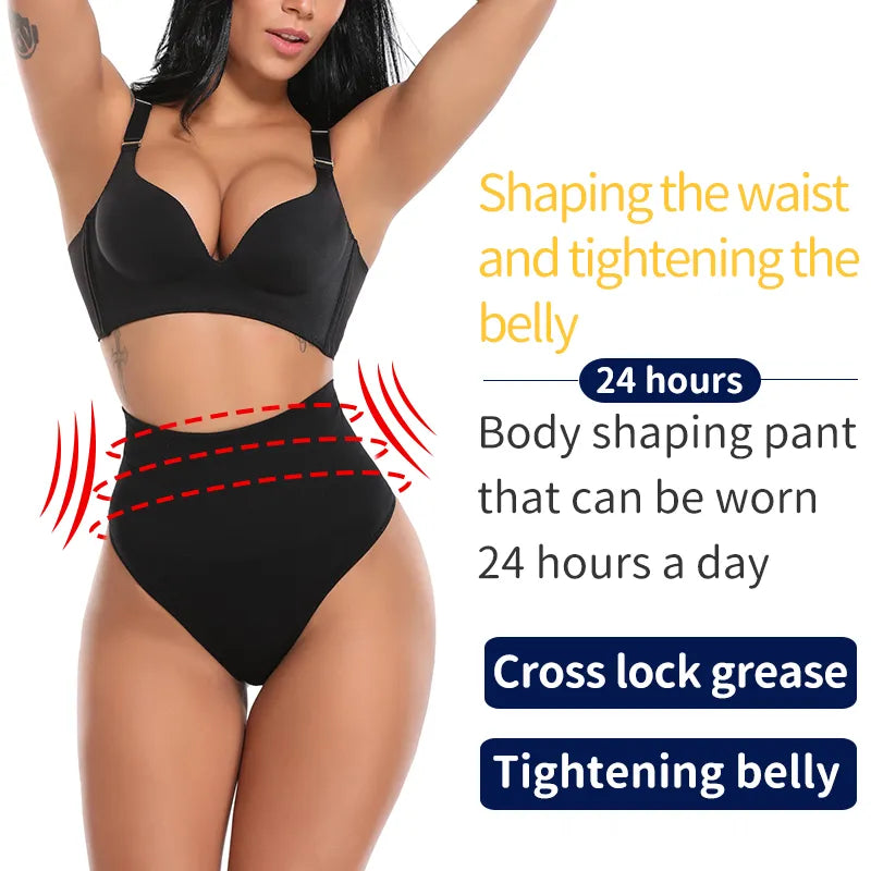 Our High Waist Tummy Control Panties Women Thong Panty Shaper Slimming Underwear Butt Lifter Belly Shaping Cincher Brief Body Shaper