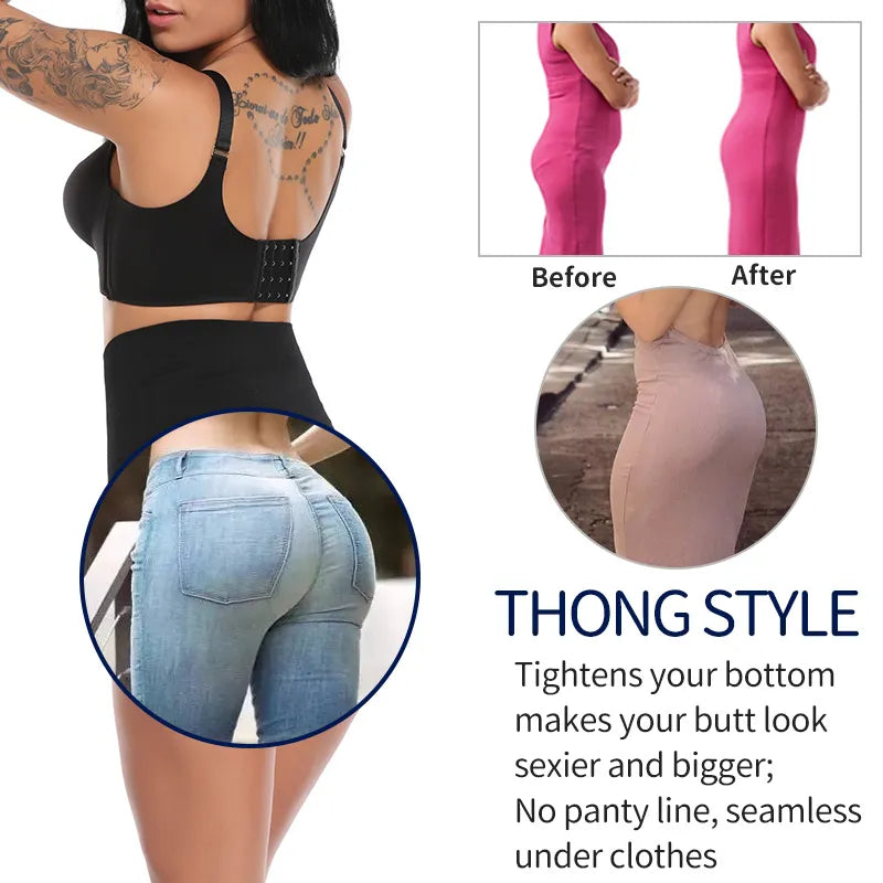 Our High Waist Tummy Control Panties Women Thong Panty Shaper Slimming Underwear Butt Lifter Belly Shaping Cincher Brief Body Shaper