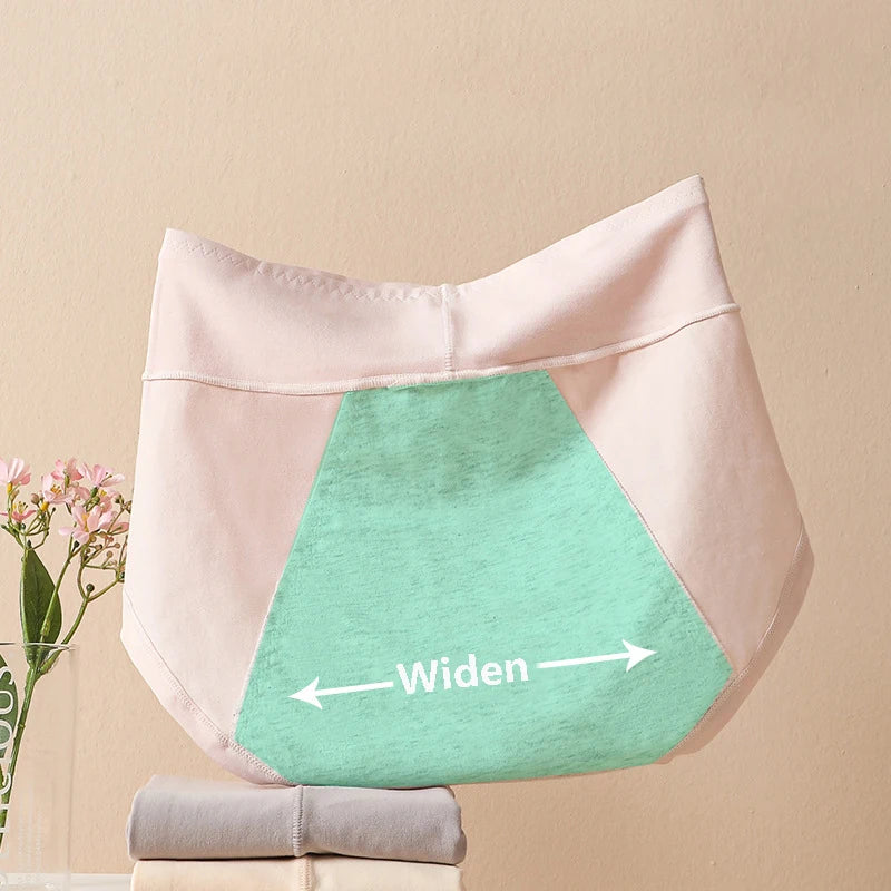 Our woman Menstrual Period Panties Women Cotton Physiological Panties High Waist Ladies Leak Proof Health Underwear Girls Briefs