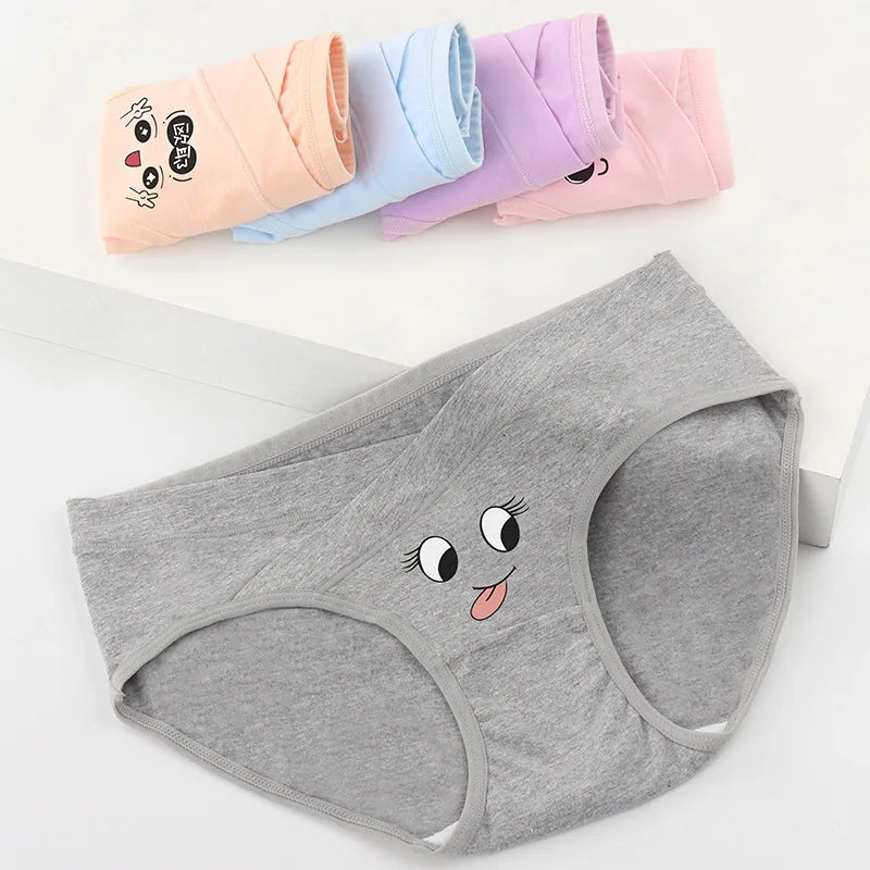 Our Jacquard Cotton Low Waist Belly Maternity Panties Plus Size Seamless Underwear For Pregnant Women Ladies Pregnancy Briefs
