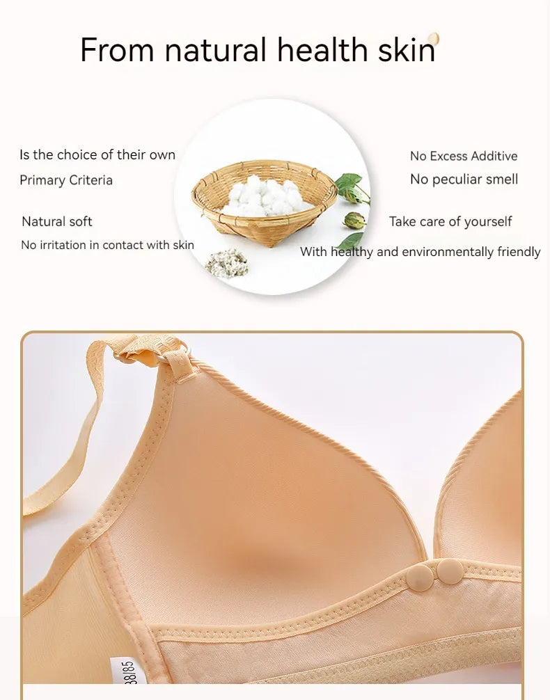 Our Organic cotton very Comfortable Bras Maternity Nursing Bra for Feeding Nursing Underwear Clothes for Pregnant Women Soutien Gorge Allaitement