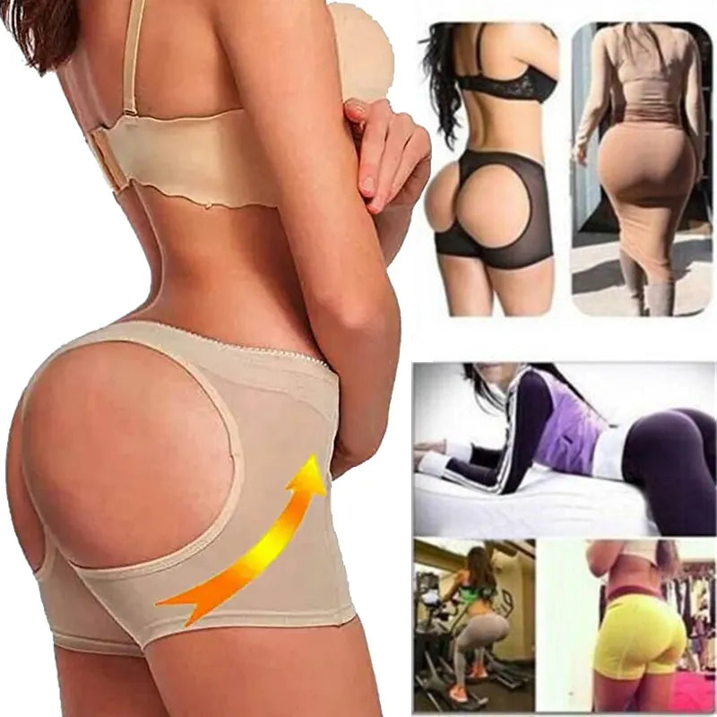 Women Butt Lifter Shaper Panties Body Shaper Wedding Pant Underwear Female Sexy Ass Push Up Panty Buttock Open Hip Booty Shorts