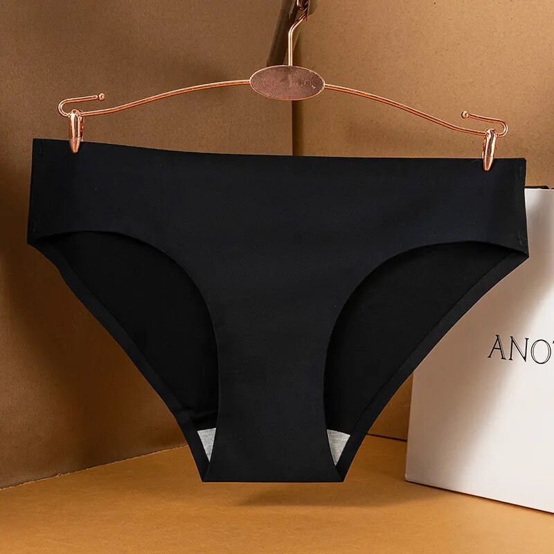 Our TrowBridge silk 3PCS/Set Solid Colors Women's Panties Breathable Seamless Underwear Sexy Panty Thin Cozy Lingerie