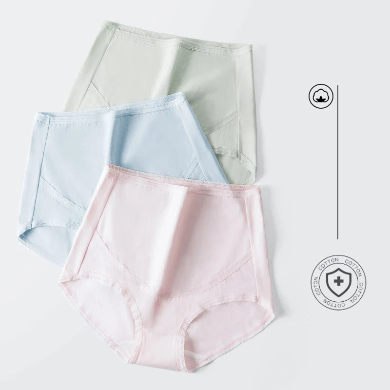 Our Cotton Maternity Panties High Waist Pregnant Panties Adjustable Belly Support Briefs for Pregnant Women Lace Solid Color Panties