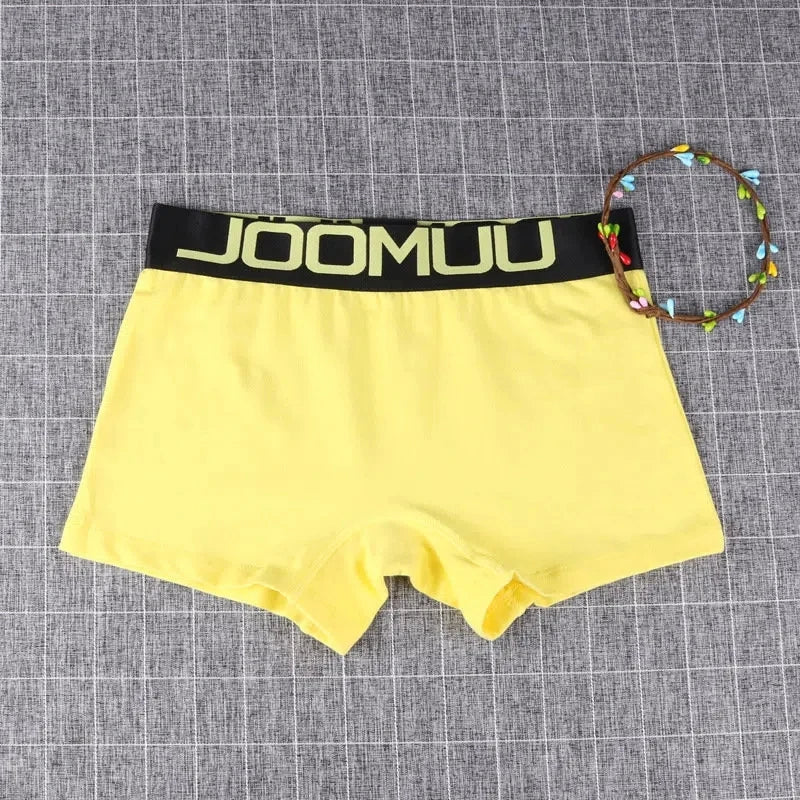 Our 3PCS Popular Solid Women's Cotton Panties Boxer Underwear Ladies Breathable Letter Belt Briefs Sports Female Knickers Bodyshorts
