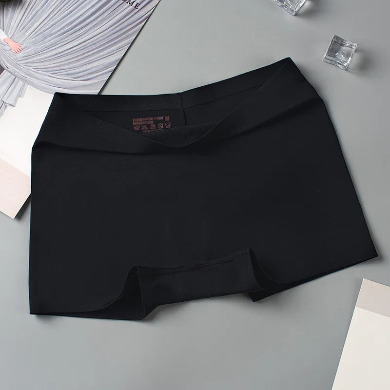 Our Women's Safety Panties Cotton Crotch Antibacterial Boxer Shorts Ladies Elasticity Underpants Seamless Skin-Friendly Lingerie
