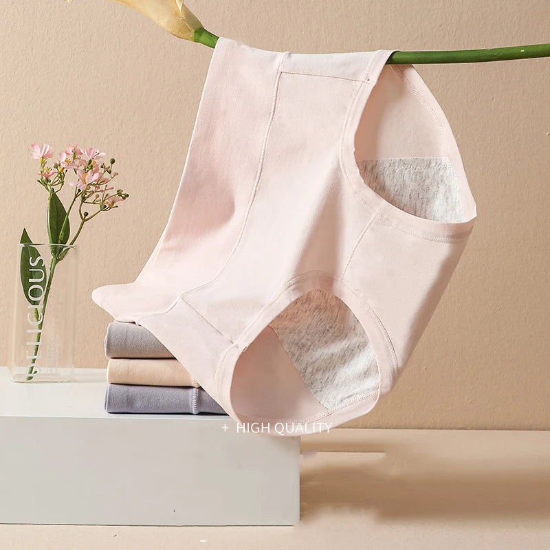 Our woman Menstrual Period Panties Women Cotton Physiological Panties High Waist Ladies Leak Proof Health Underwear Girls Briefs