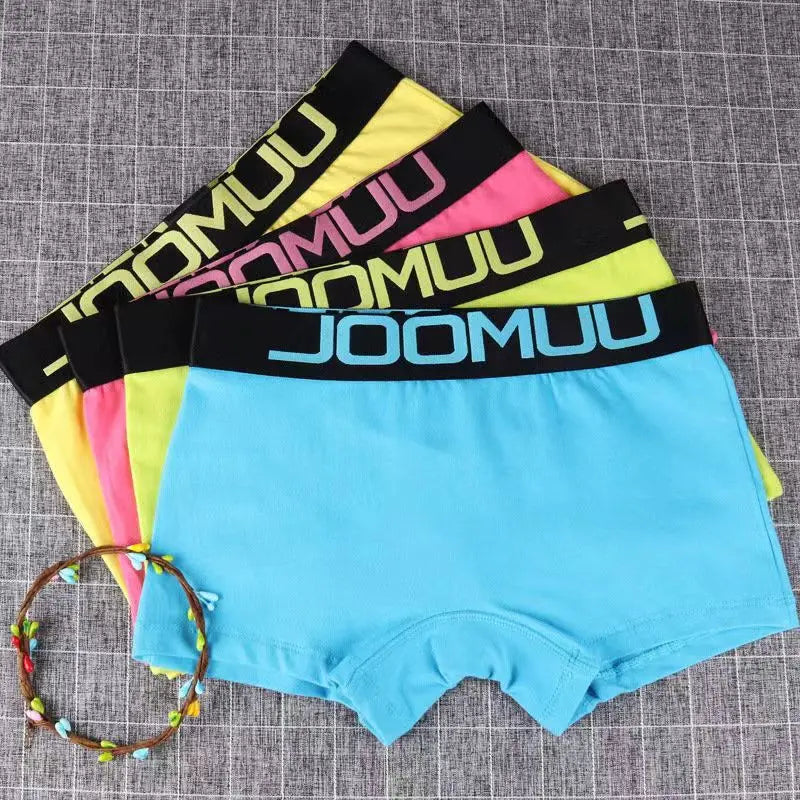 Our 3PCS Popular Solid Women's Cotton Panties Boxer Underwear Ladies Breathable Letter Belt Briefs Sports Female Knickers Bodyshorts