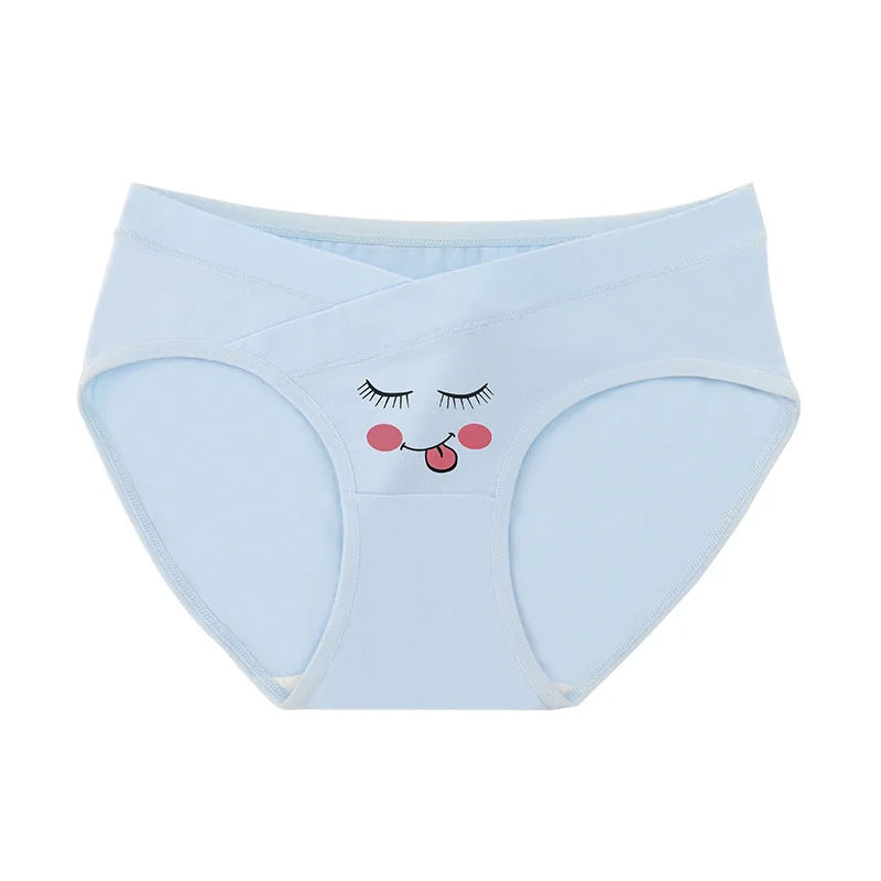 Our Jacquard Cotton Low Waist Belly Maternity Panties Plus Size Seamless Underwear For Pregnant Women Ladies Pregnancy Briefs