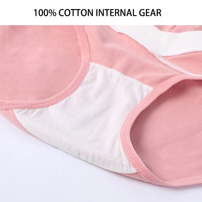 Our Cotton Maternity Panties Low Waist Lingerie V Briefs for Pregnancy Women Printed Flowers Underwear Postpartum Pregnant Clothes