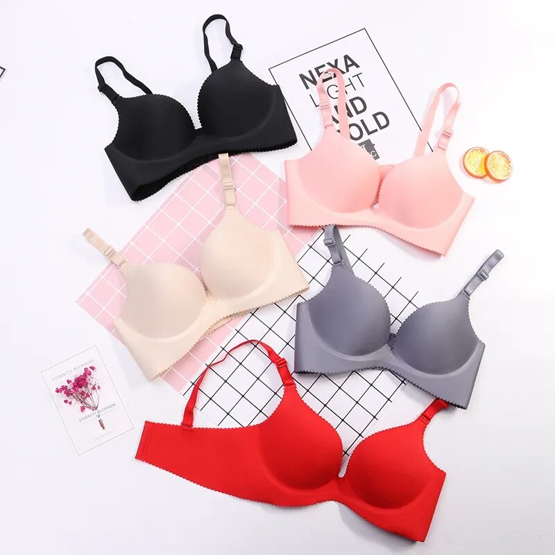 Sexy Deep seamless U Cup Bras For Women Push Up Lingerie Seamless Bralette Plunge Intimates Female Underwear