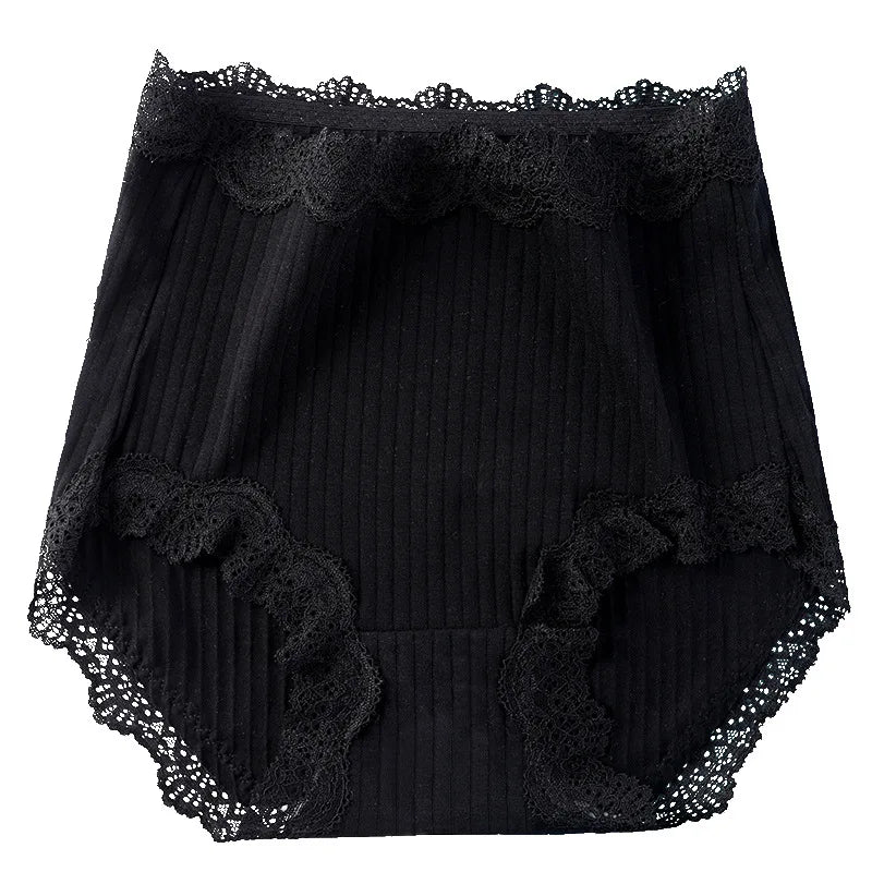 Our cotton Extra Large Plus Size 4XL Panties Lace Sexy Underwear Women's High Waist Seamless Breathable Soft Triangle Shorts Briefs